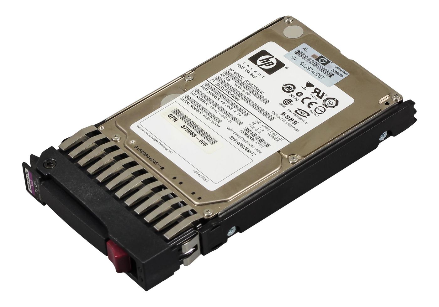72Gb 10k-rpm 2.5in DP SAS HD