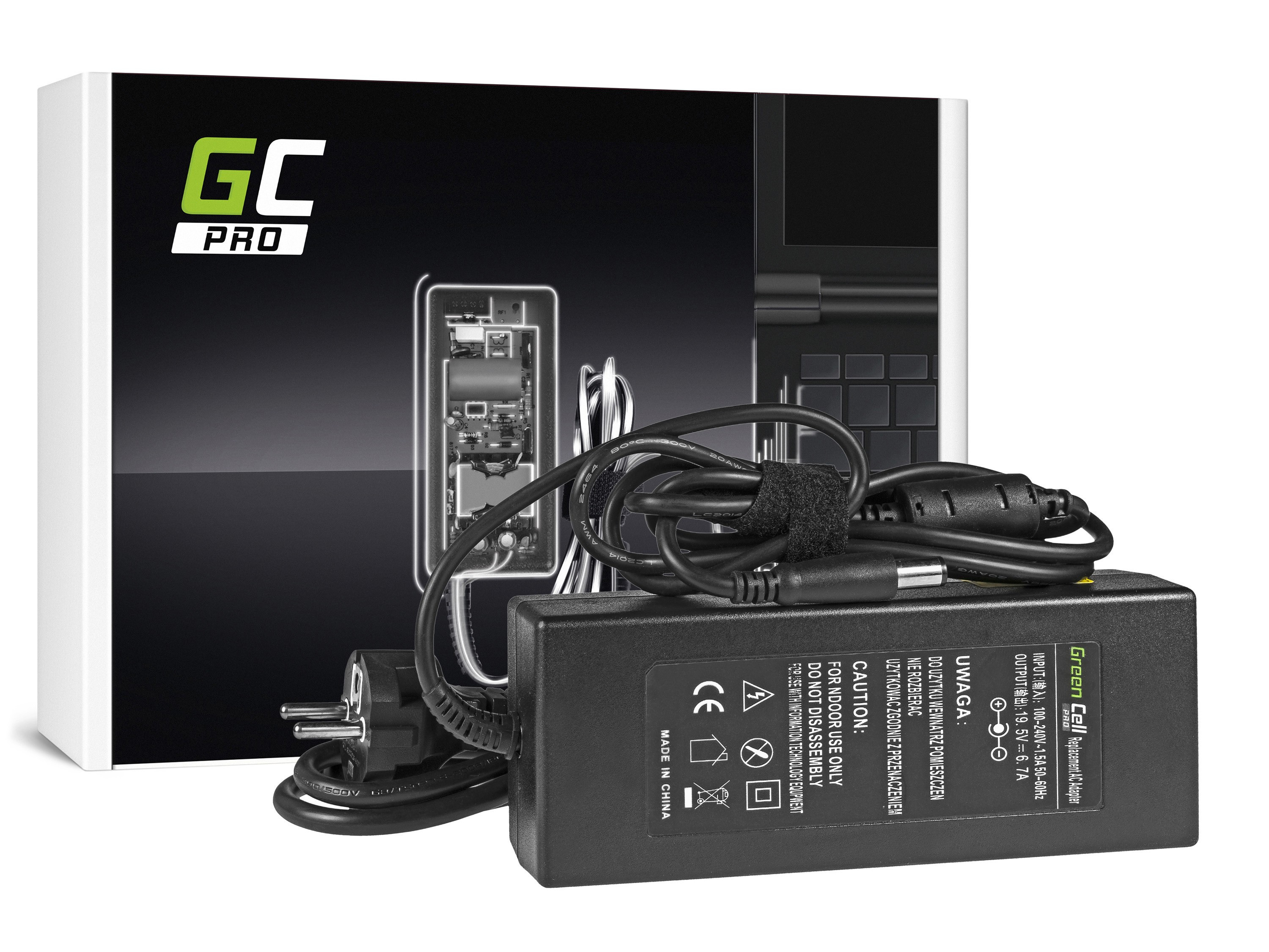 Green Cell PRO Charger / AC Adapter 19.5V 6.7A 130W for Dell XPS 17 L701X L702X Precision M2800 M3800 M4400 M4500 M6700