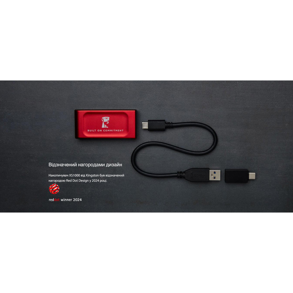 SSD накопичувач зовнішній 1TB XS1000 BOC External  USB 3.2 Gen 2 Portable SSD SXS1000/1000GA