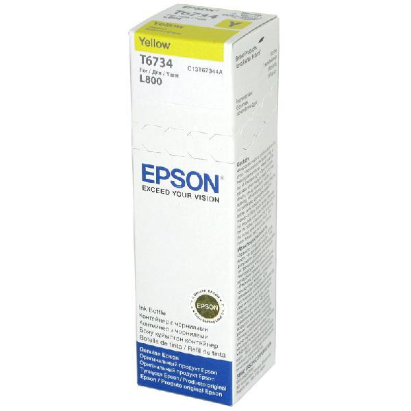 Чорнило L800 жовті, 70 мл Epson (C13T67344A)
