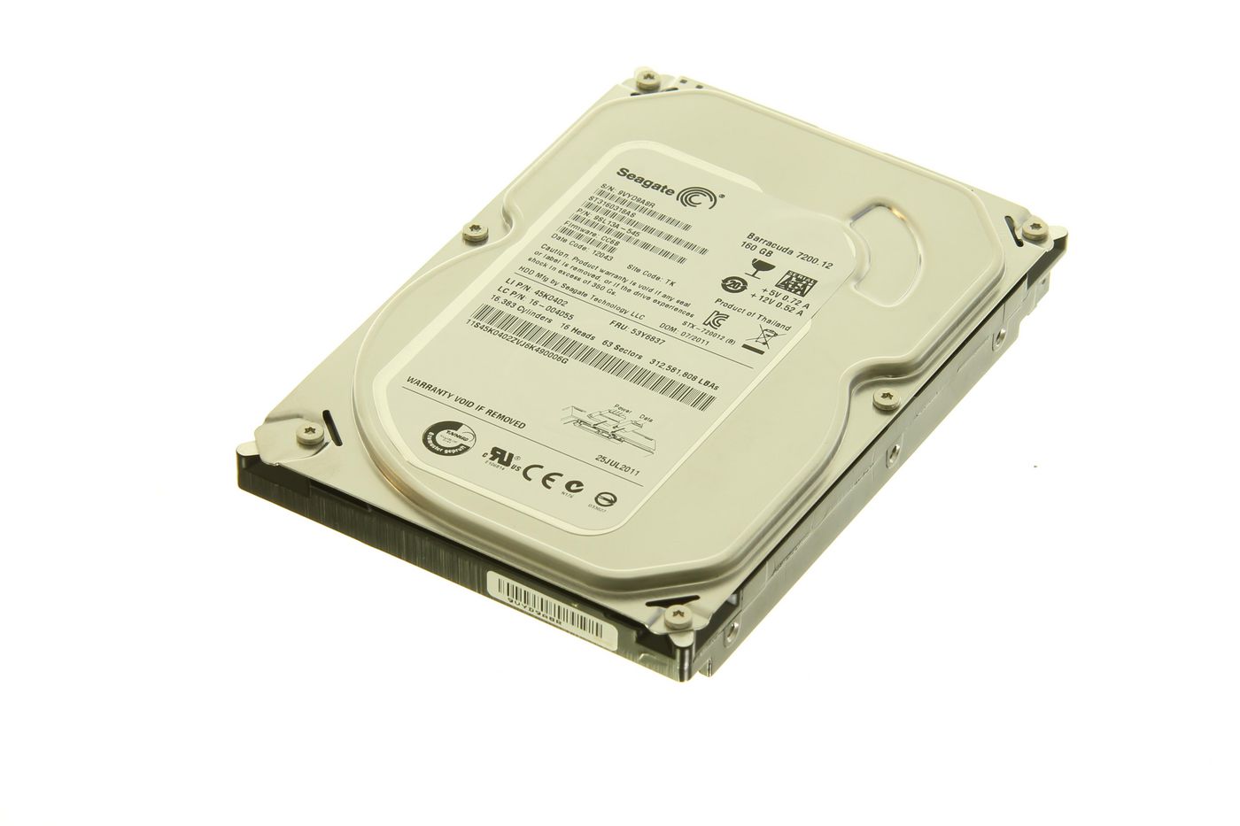 160Gb 7200rpm 3.5in SATA HDD