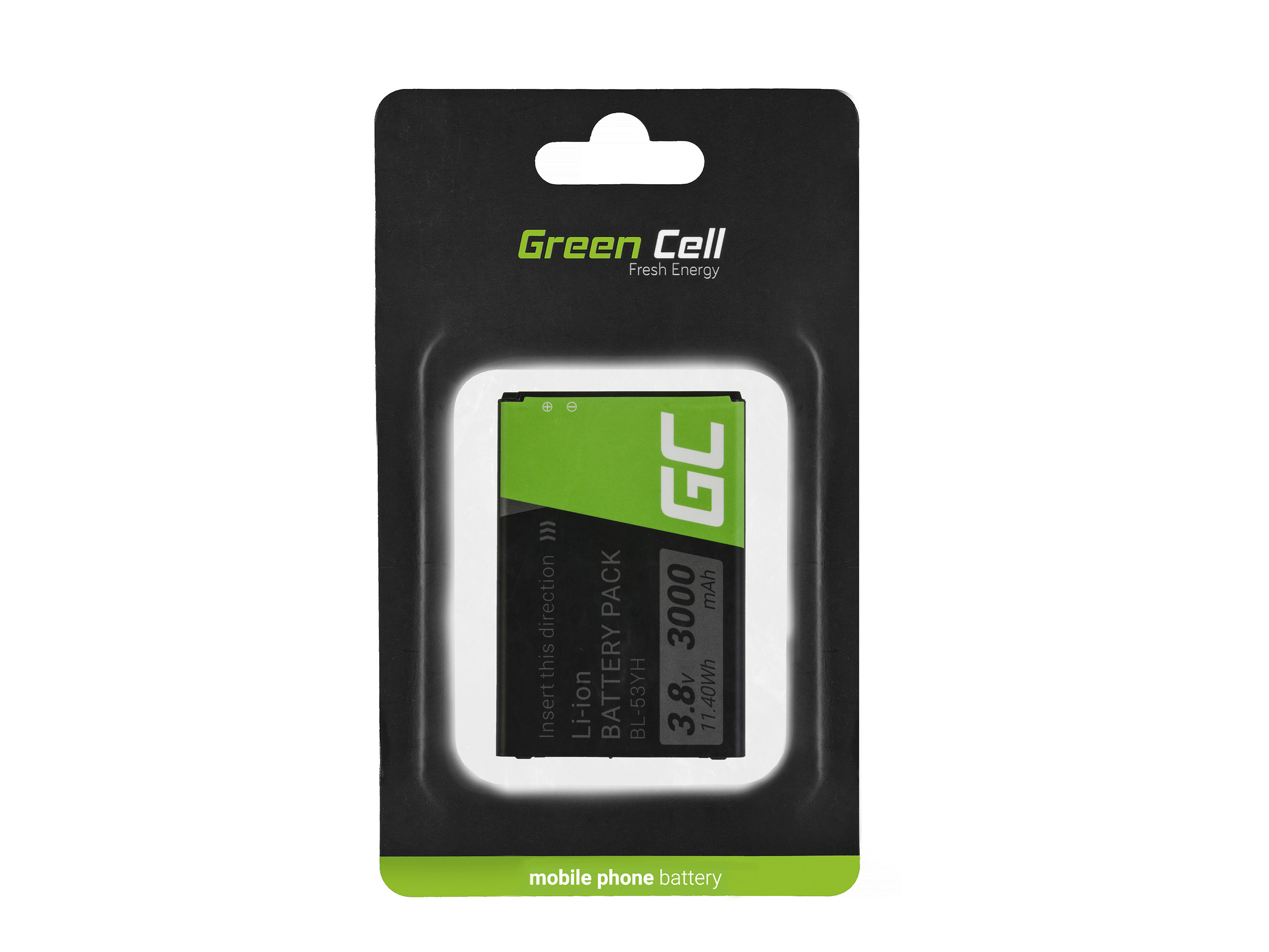 Green Cell Battery BL-53YH for smartphone LG G3 D850 D855 Optimus