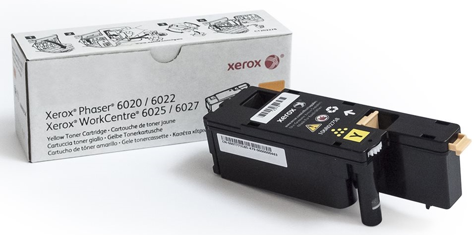 Тонер-картридж WC6025/6027 жовтий Xerox (106R02762)