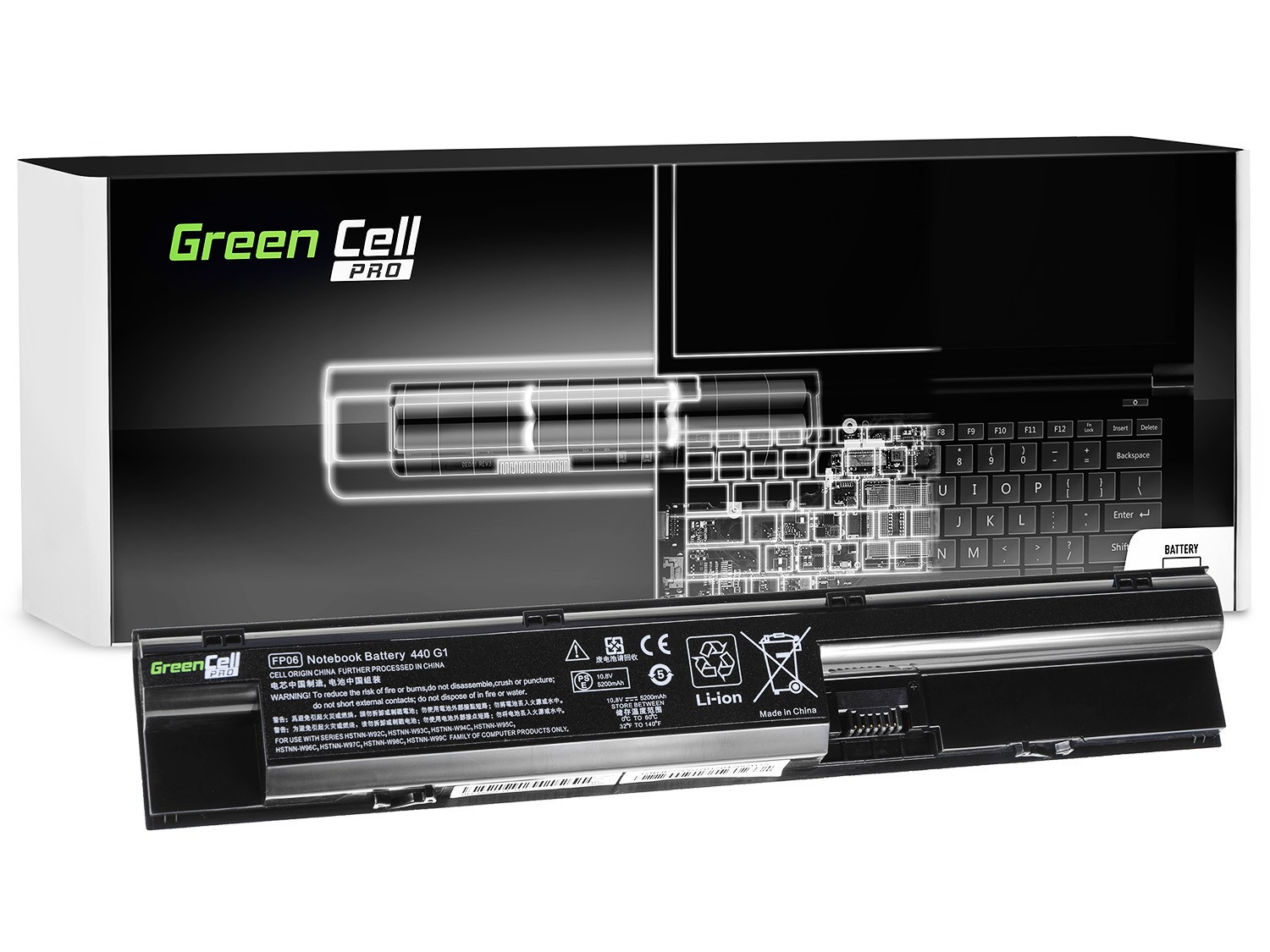 Green Cell Battery PRO FP06 FP06XL for HP ProBook 440 445 450 470 G0 G1 470 G2