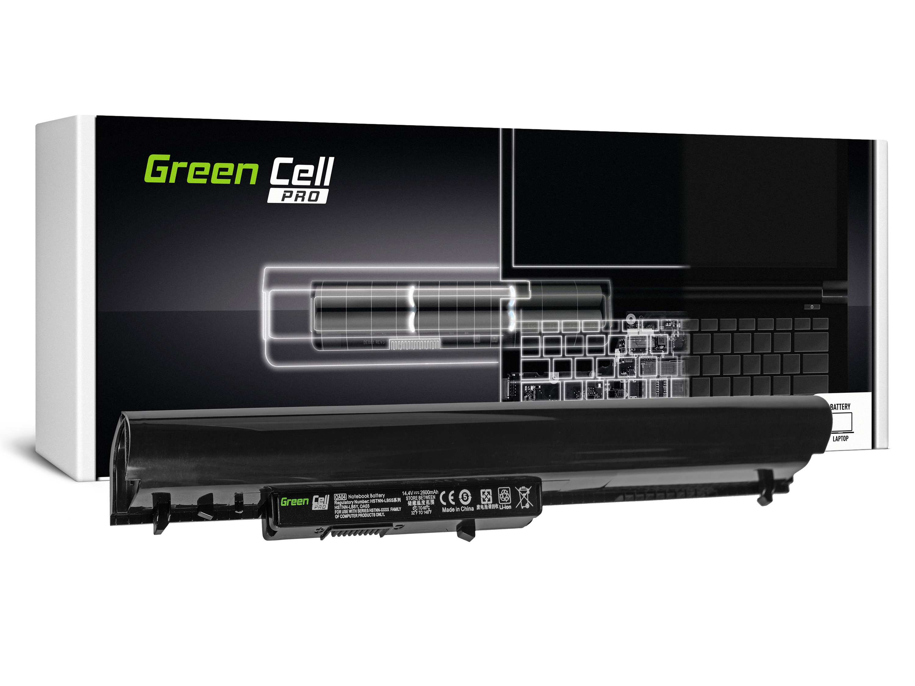 Green Cell Battery PRO OA04 HSTNN-LB5S for HP 14 15 HP 240 245 246 250 255 256 G2 G3