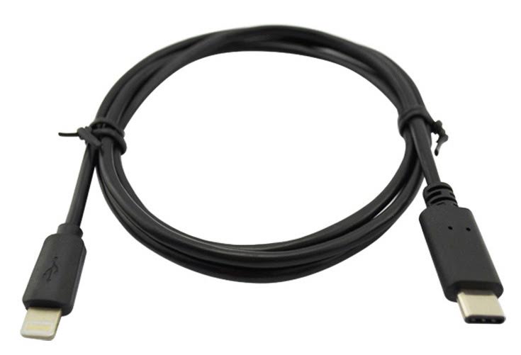 Кабель USB 3.1 Type C - Lightning M/M чорний 1м.