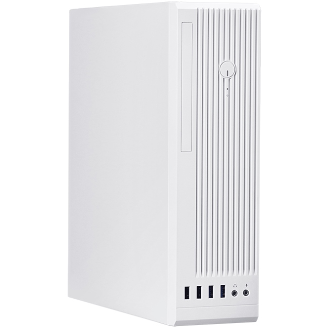 Корпус Chieftec UNI BE-10W-300 mATX , БЖ 300W, SLIM FF WHITE