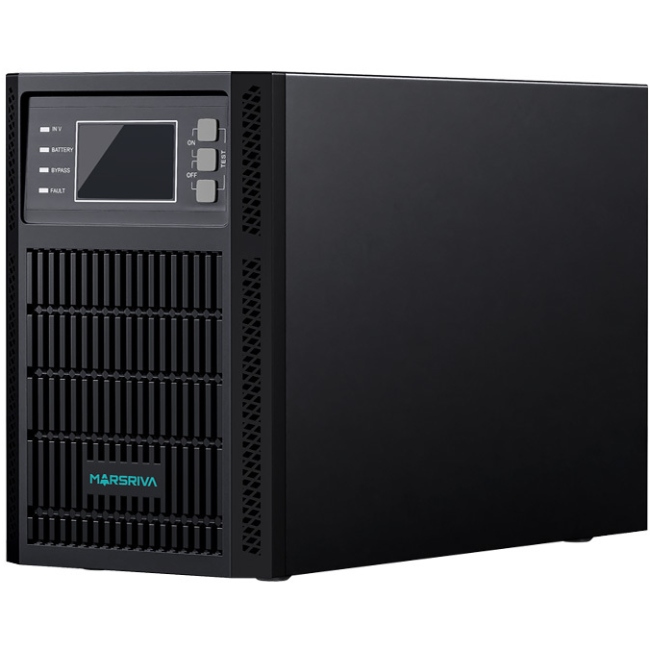 ДБЖ Marsriva MR-US1K, 1кВА/1кВт, Smart Online UPS, 1kVA, Shuko, 2*12V/9Ah