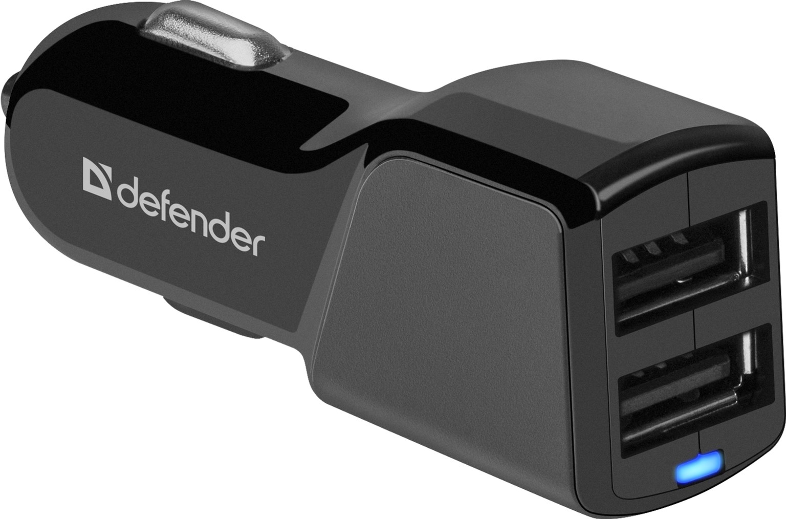 Автозарядка 2xUSB 18W (2xUSB-A) 3.4A UCA-34 чорна Defender