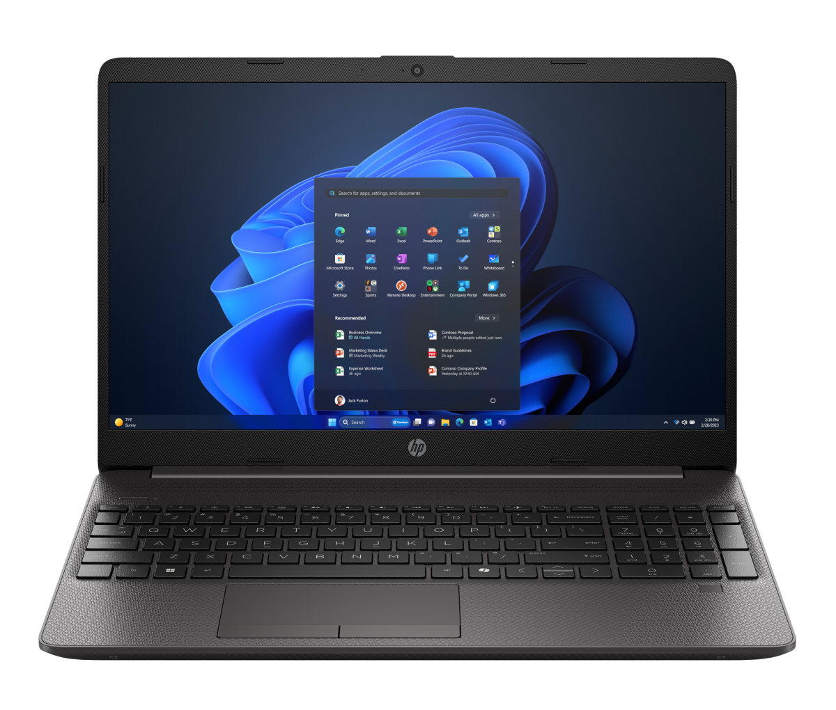 ноутбук 15FI/Core3 100U/16G DDR4/512/int/WC/W11P  /Dark Ash Silver HP 250R G9