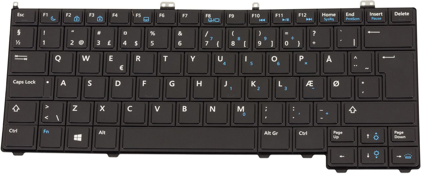 Keyboard, Danish, 84 Keys, 