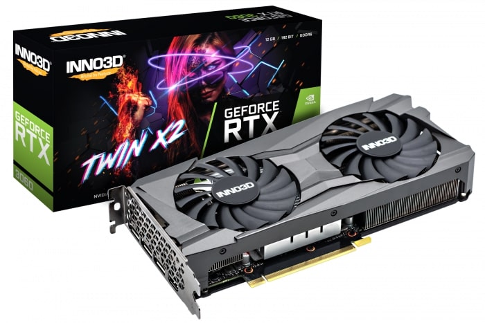 Відеокарта GeForce RTX 3060 12GB, GDDR6 INNO3D (N30602-12D6-119032AH)