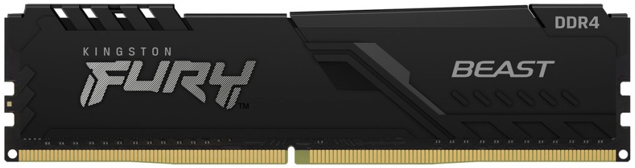 Пам'ять для ПК DDR4, 16GB KIT 8GBx2, 3200 FURY Beast Kingston (KF432C16BBK2/16)