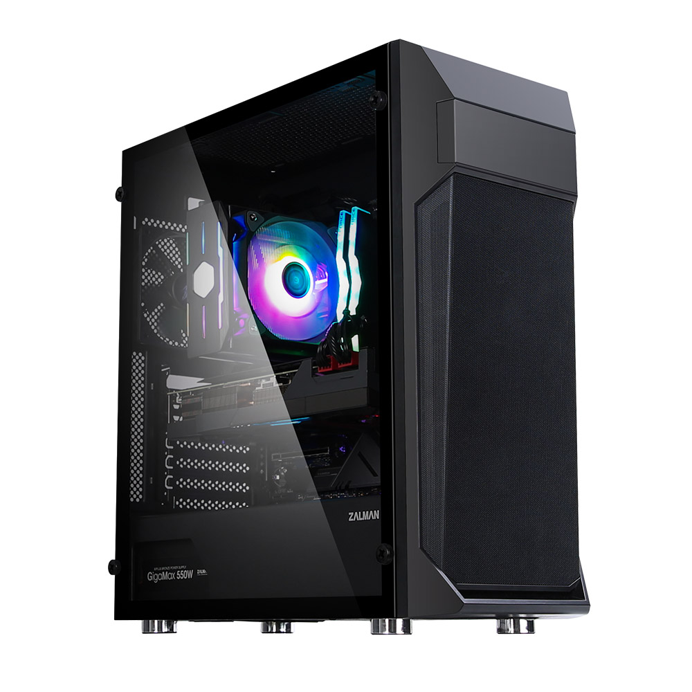 Корпус Z1 Plus без БЖ, ATX, чорний Zalman (Z1PLUS)