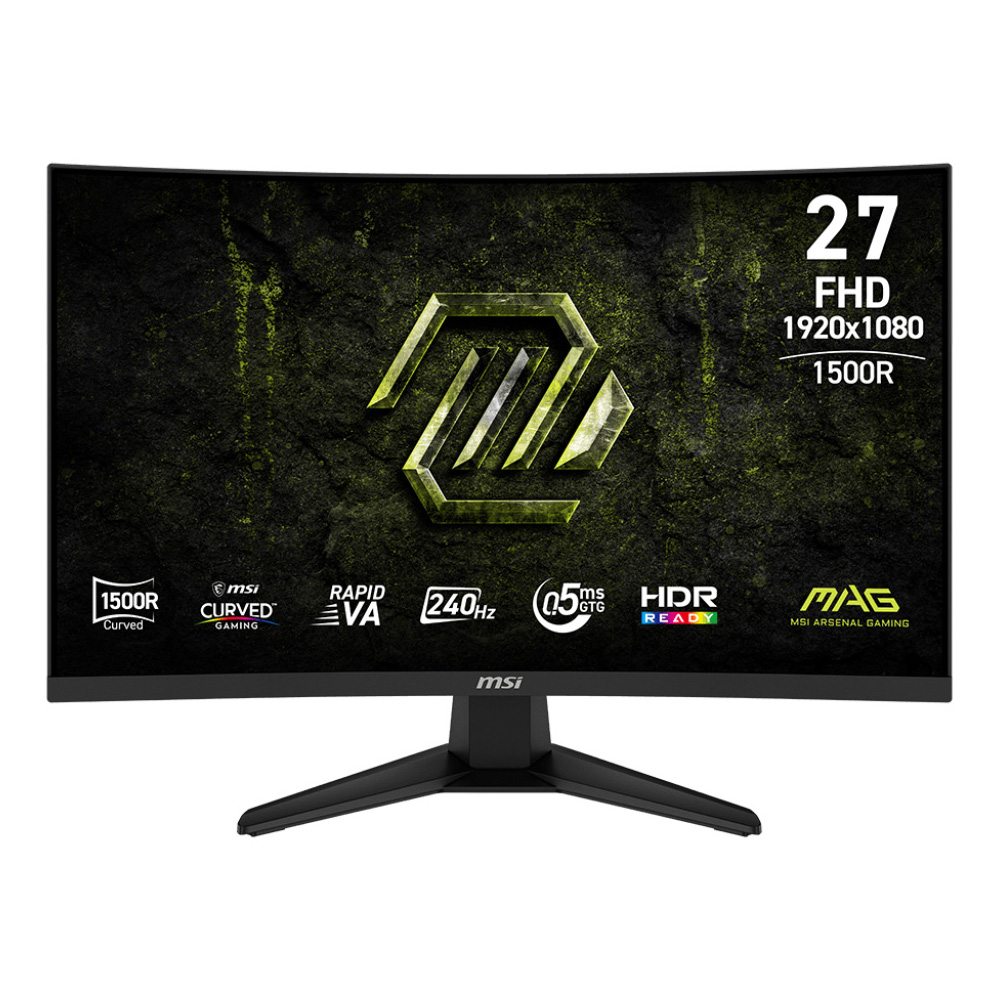 Монітор VA 27" FHD (1920 x 1080) Curved 1500R 0.5m s 240Hz 178/178 2*HDMI/DP  MAG 275CF X24