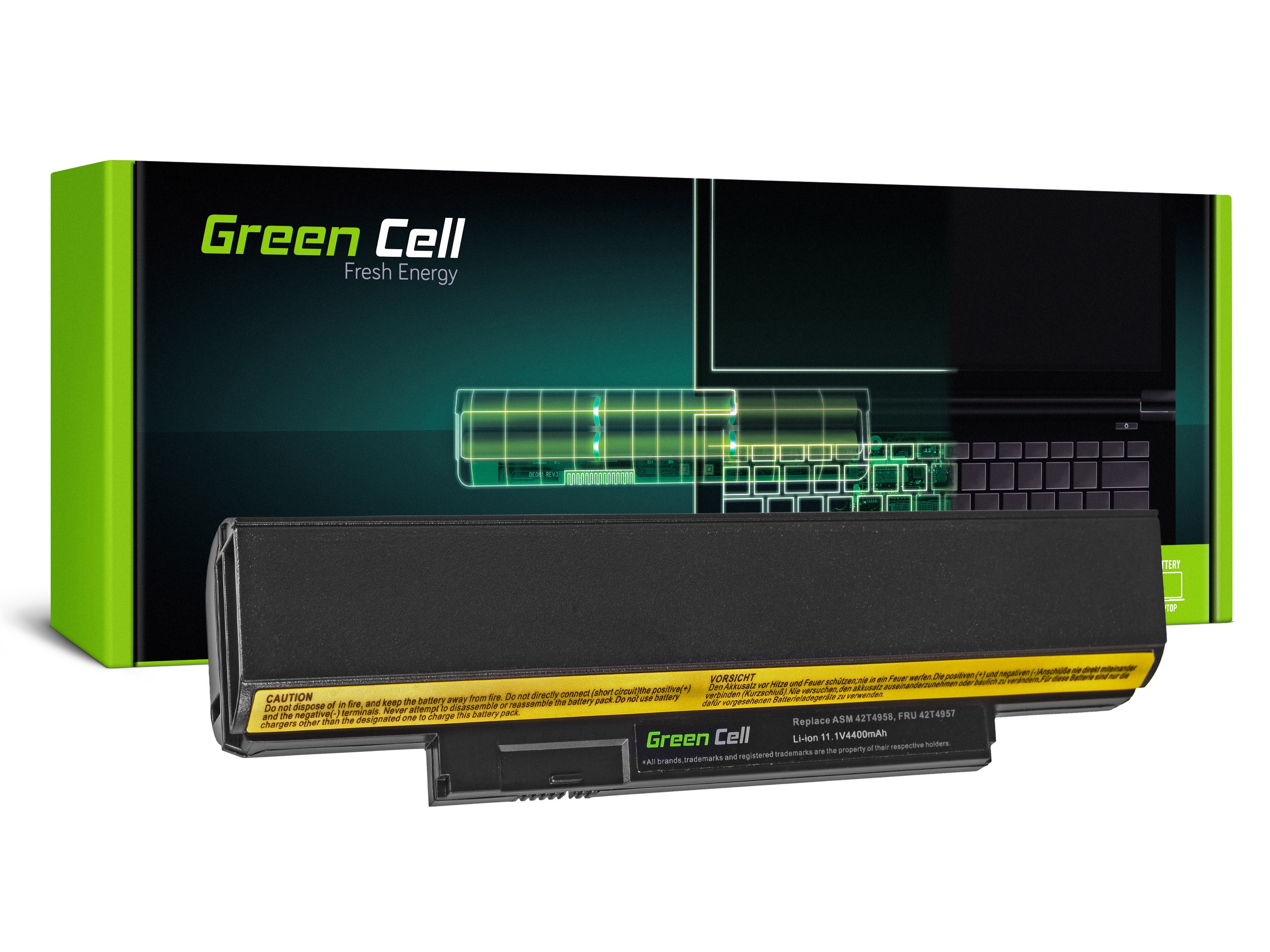 Green Cell Battery for Lenovo ThinkPad X121e X131e Edge E120 E130