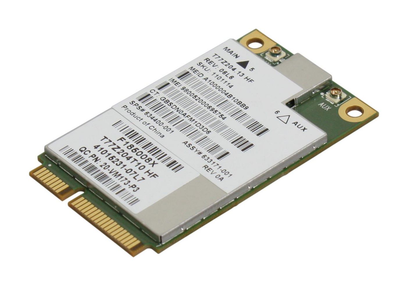 WWAN G3K HSPA Minicard