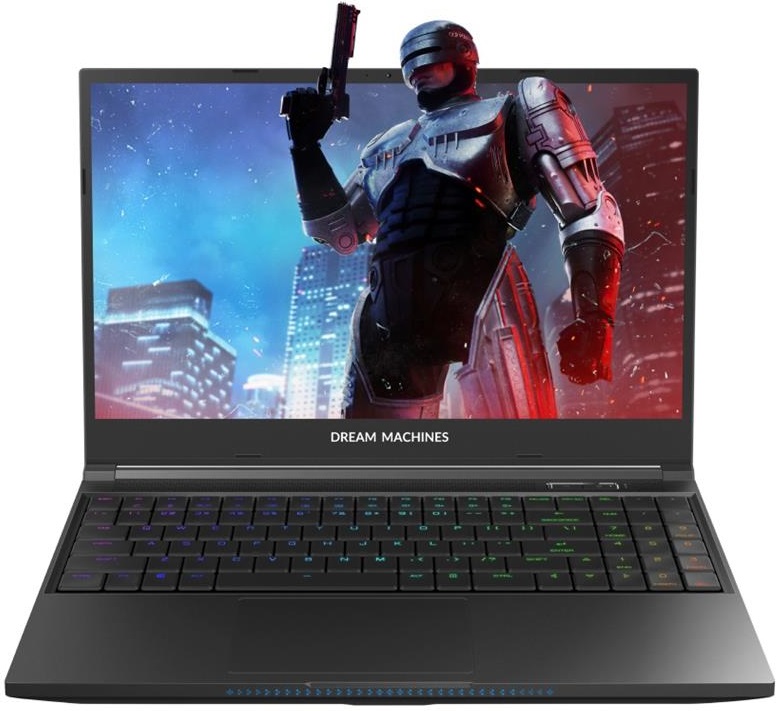 Ноутбук RS3080-15 15.6FHD IPS, Intel i7-12700H, 16GB, F1TB, NVD3080Ti-16, DOS, чорний Dream Machines (RS3080-15UA36)