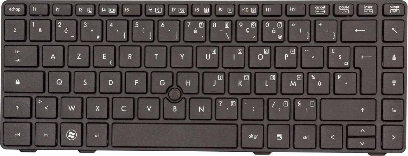 HP Keyboard French European w/ PointingStick