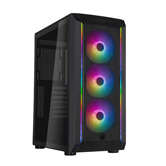 Корпус Fara FA511Z-BG без БЖ, ATX, чорний SilverStone (SST-FA511Z-BG)