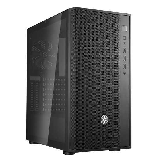 Корпус Fara FAR1B-G-V2 без БЖ, ATX, чорний SilverStone (SST-FAR1B-G-V2)