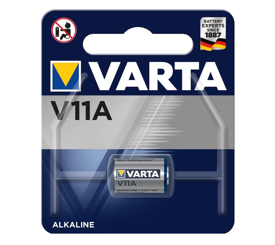 Батарейка V 11 лужна, блістер, 1 шт. Varta (04211101401)
