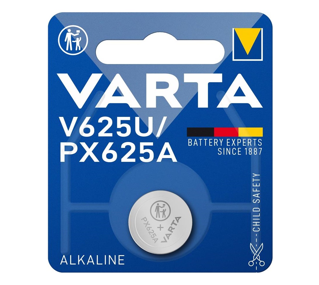 Батарейка V625 U-PX625A лужна, блістер, 1 шт. Varta (04626101401)