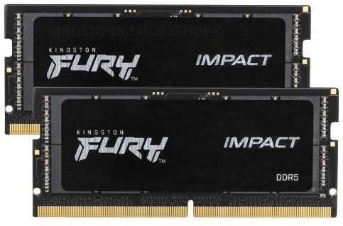 Пам'ять ноутбука DDR5, 32GB KIT (16GBx2), 4800 Kingston (KF548S38IBK2-32)