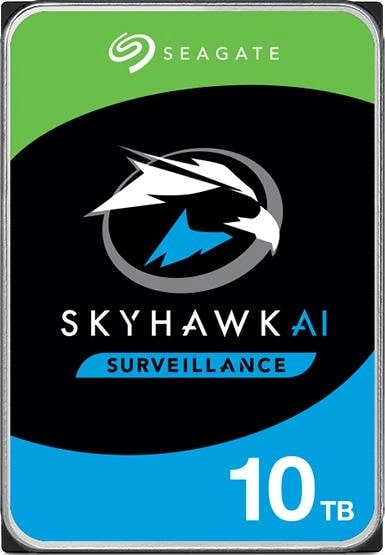 Диск жорсткий SkyHawk AI 10TB, 3.5", SATA Seagate (ST10000VE001)