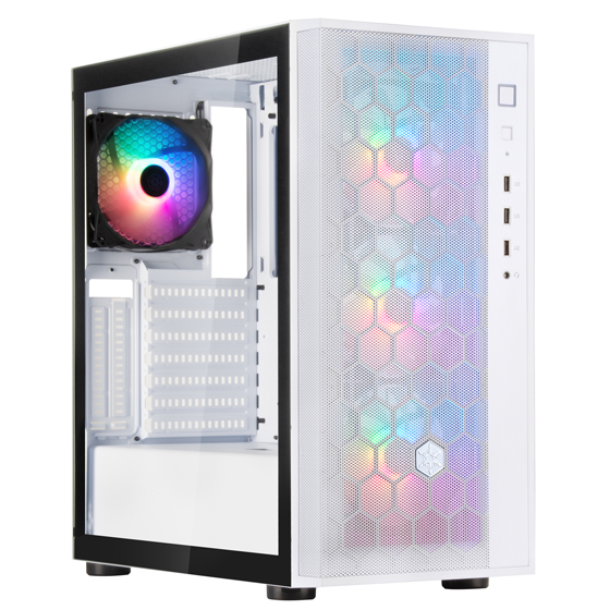 Корпус Fara FAR1W-PRO-V2 без БЖ, ATX, білий SilverStone (SST-FAR1W-PRO-V2)