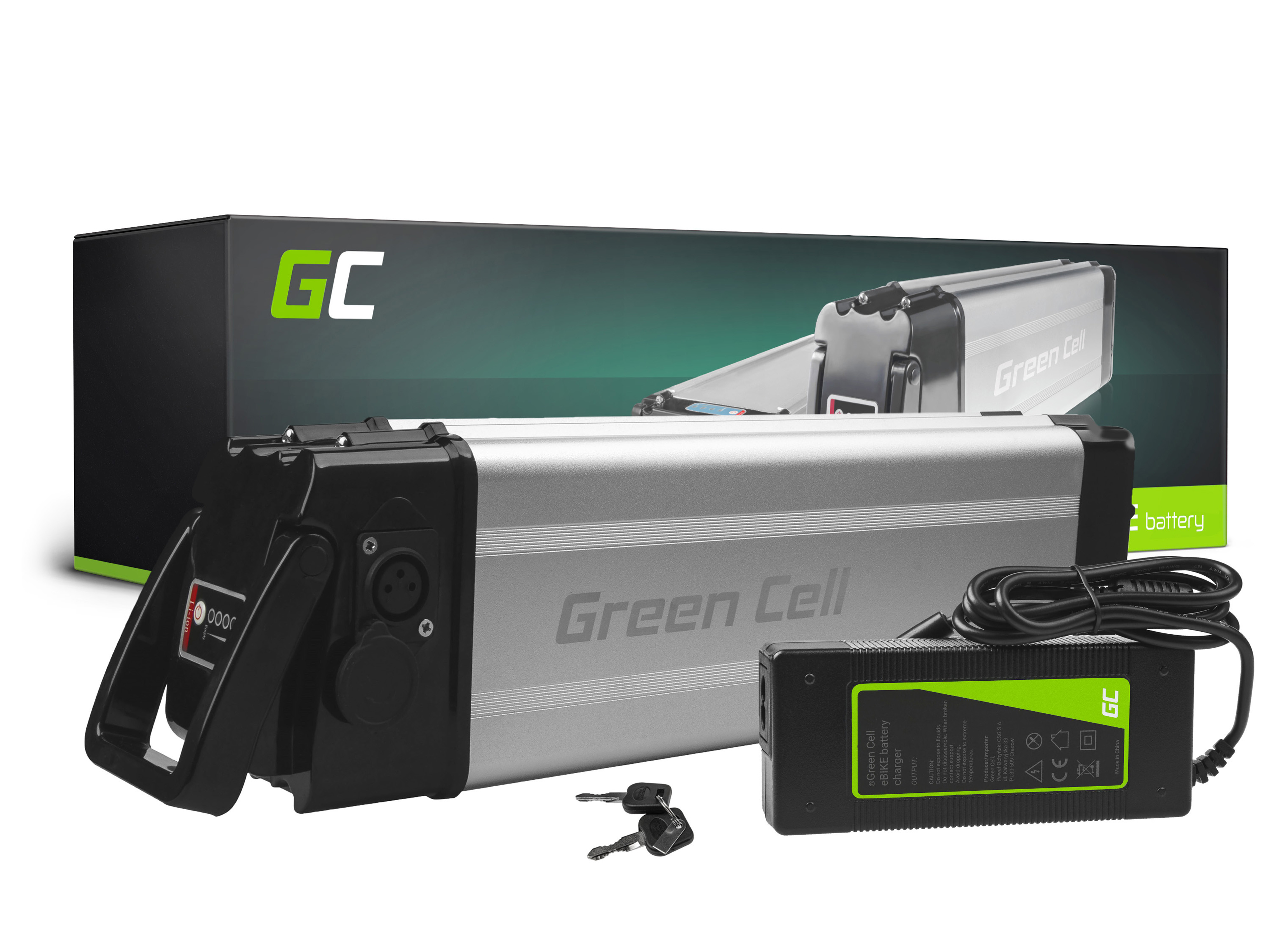 Green Cell Battery 12Ah (288Wh) for Electric Bikes E-Bikes 24V