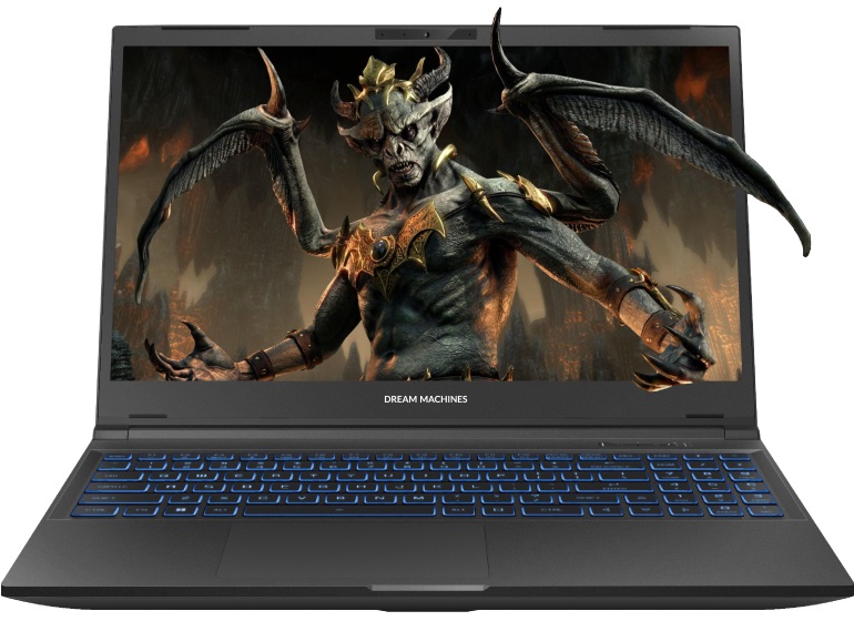 Ноутбук RG4060-15 15.6FHD IPS, Intel i7-13620H, 32GB, F1TB, NVD4060-8, DOS, чорний Dream Machines (RG4060-15UA40)