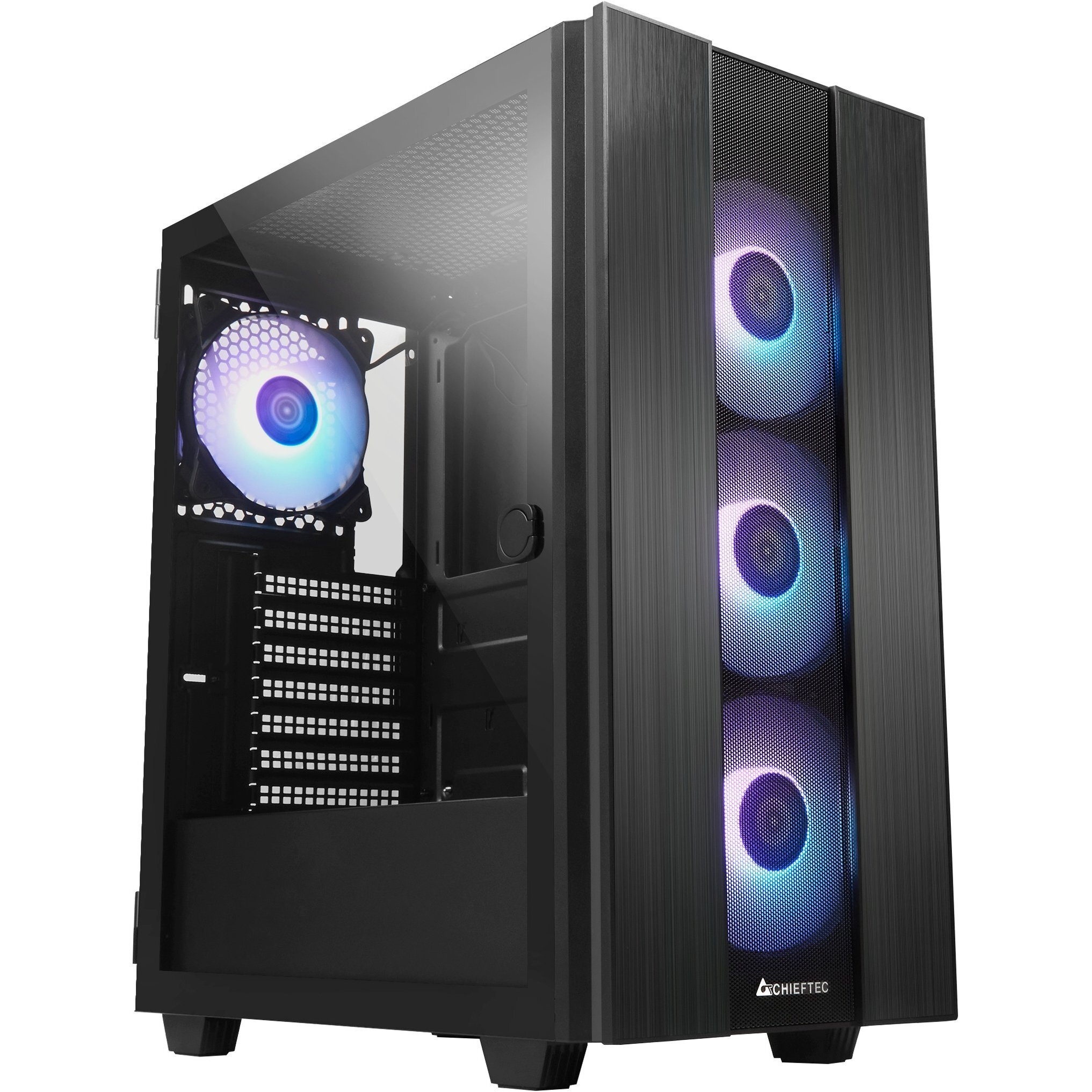 Корпус Gaming Hunter 2 Tempered Glass Edition, без БЖ, ATX, чорний CHIEFTEC (GS-02B-OP)