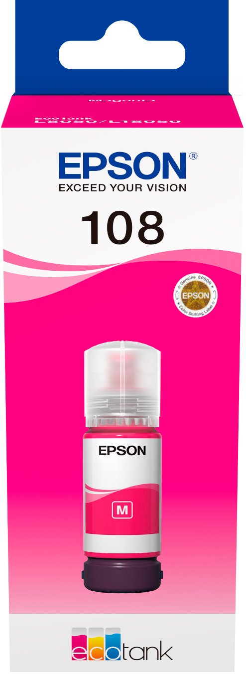 Чорнило 108 пурпурові, 70 мл Epson (C13T09C34A)