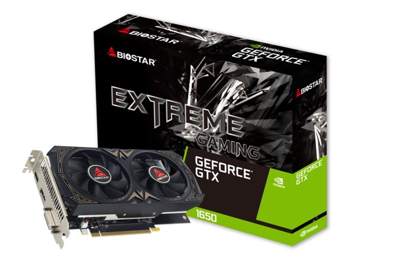 Відеокарта GeForce GTX 1650 4GB, GDDR5 Biostar (GTX1650-4GB_D6)