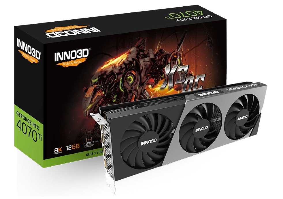 Відеокарта GeForce RTX 4070 Ti Super 16GB, GDDR6X INNO3D (N407TS3-166XX-186158N)