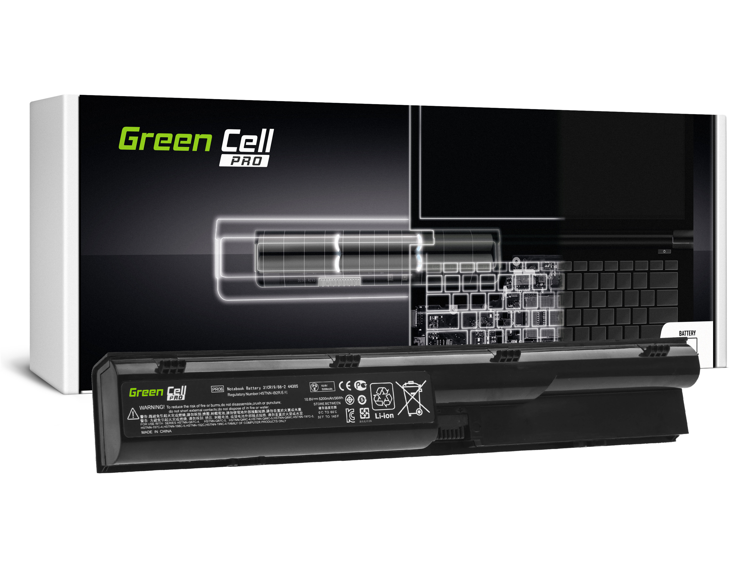 Green Cell Battery PRO PR06 for HP Probook 4330s 4430s 4440s 4530s 4540s