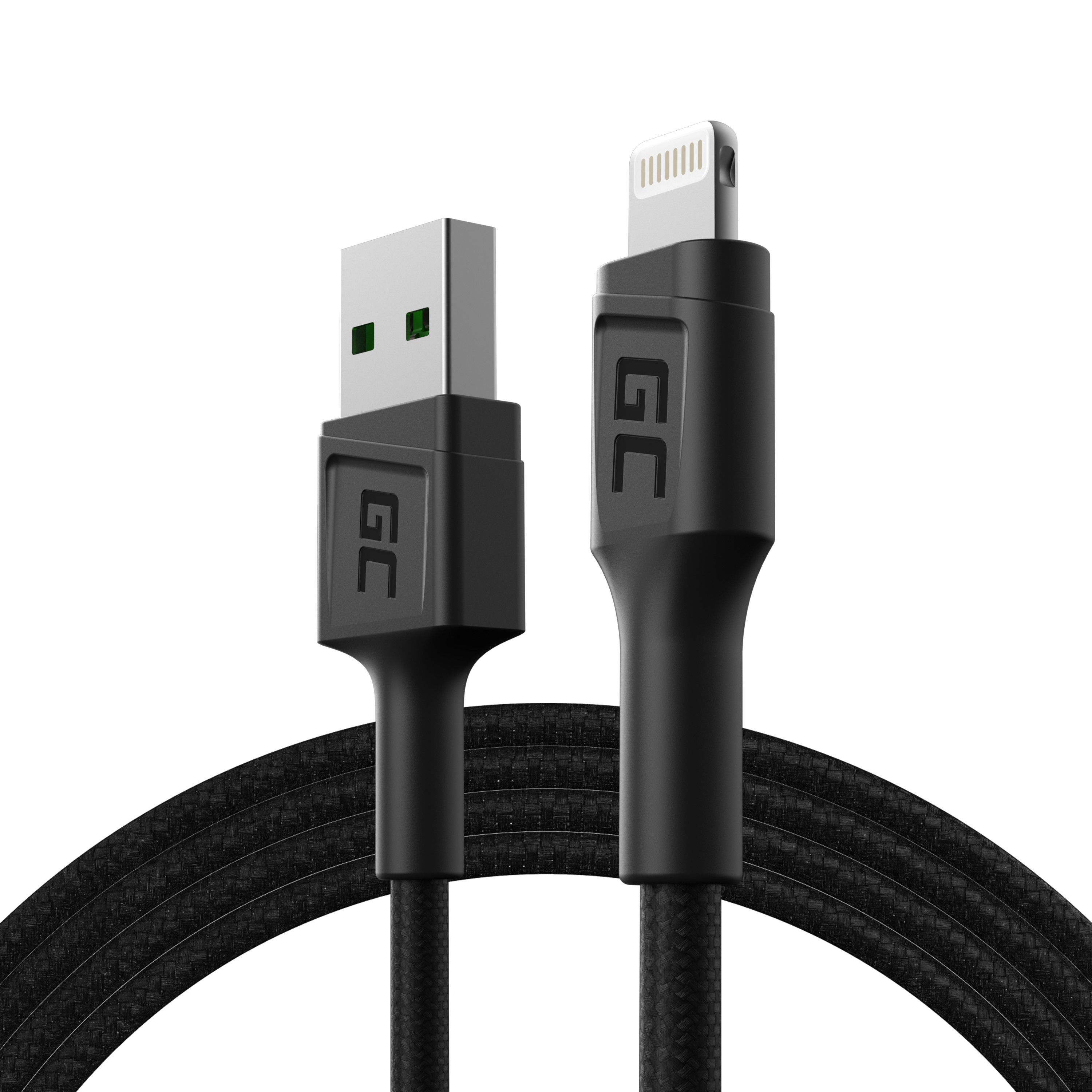 Green Cell Cable GC PowerStream USB-A - Lightning 120cm quick charge Apple 2.4A