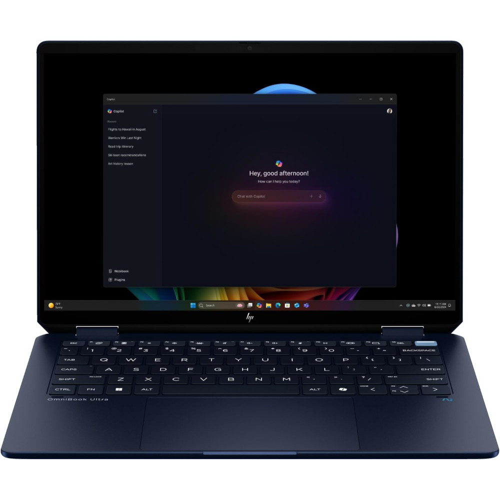 ноутбук 14T_2.8K_OLED/U7-256V/16/1TB SSD/Intel Arc /W11/Athmospheric Blue OmniBook Ultra Flip14-fh0004ua