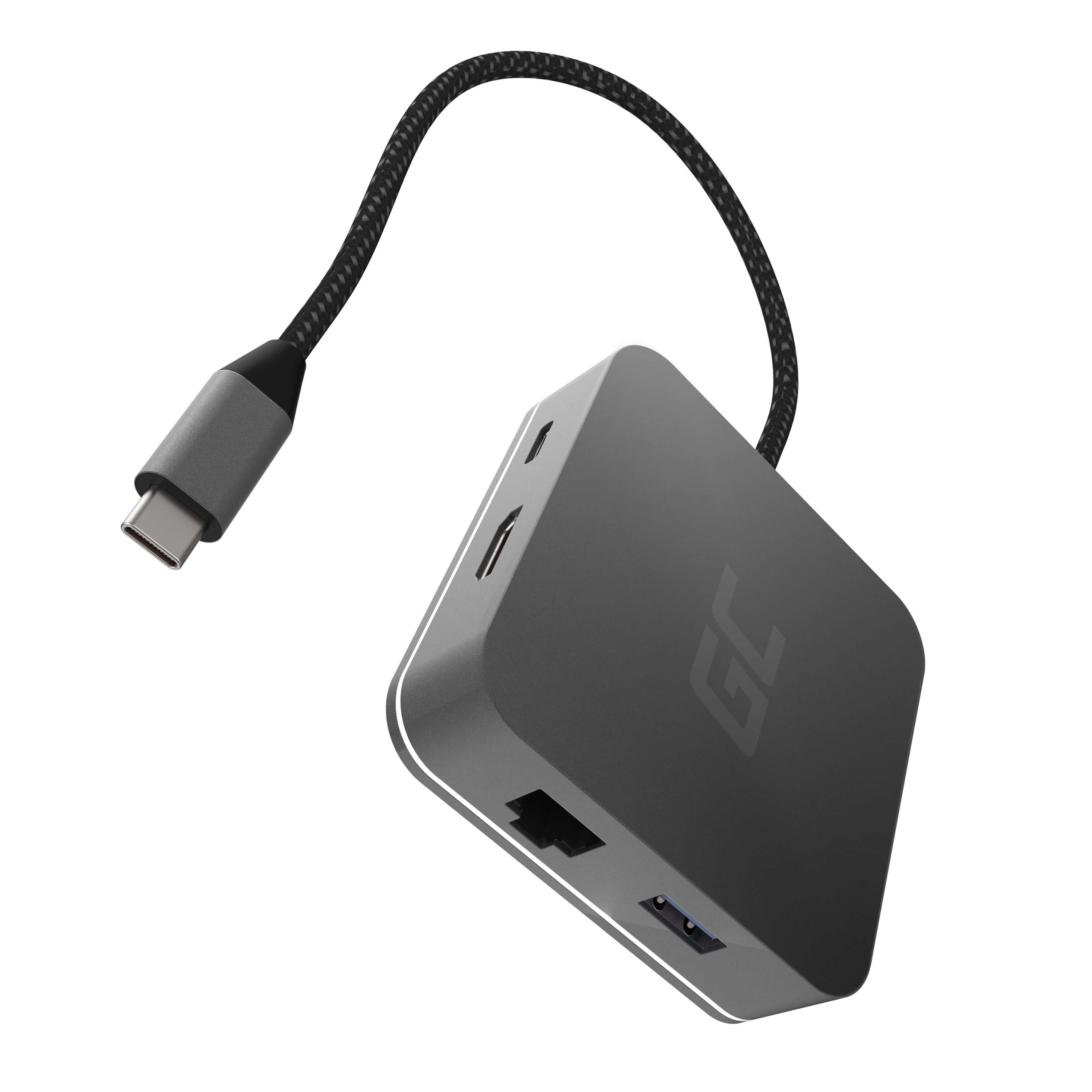 Dock station Green Cell HUB USB-C HDMI - 7 ports, AK61