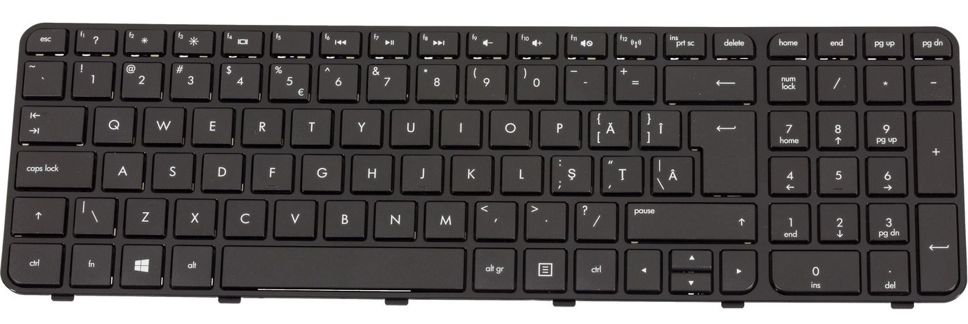 KB ISK STD BLK W8 ROM