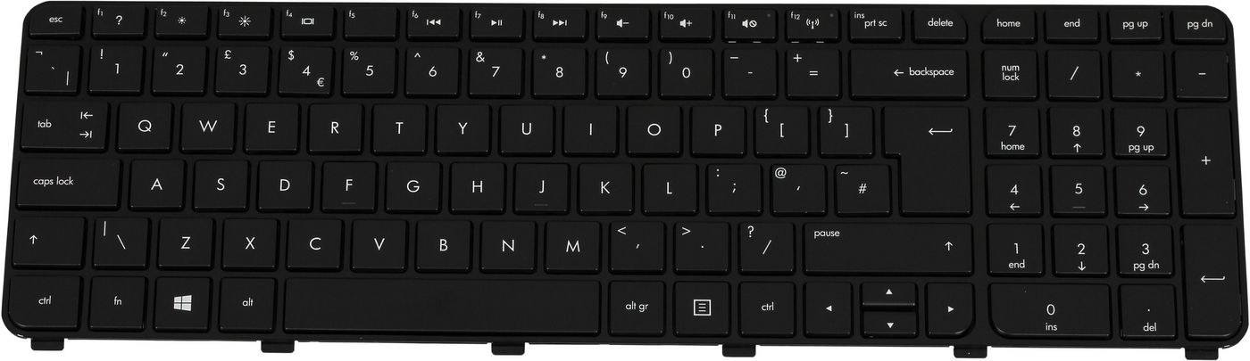 KBD ISK PT BLK W8 (UK)