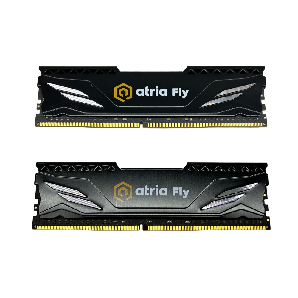 Модуль пам'яті 16Gb DDR4 3200MHz Fly Black  (2x8) ATRIA (UAT43200CL18BK2/16)