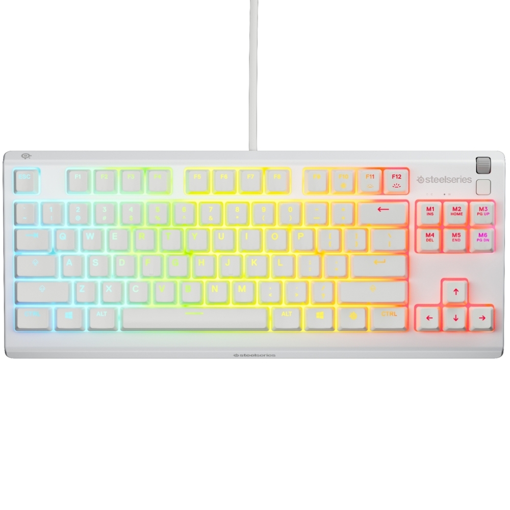 Клавіатура ігрова SteelSeries Apex 3 TKL UA White