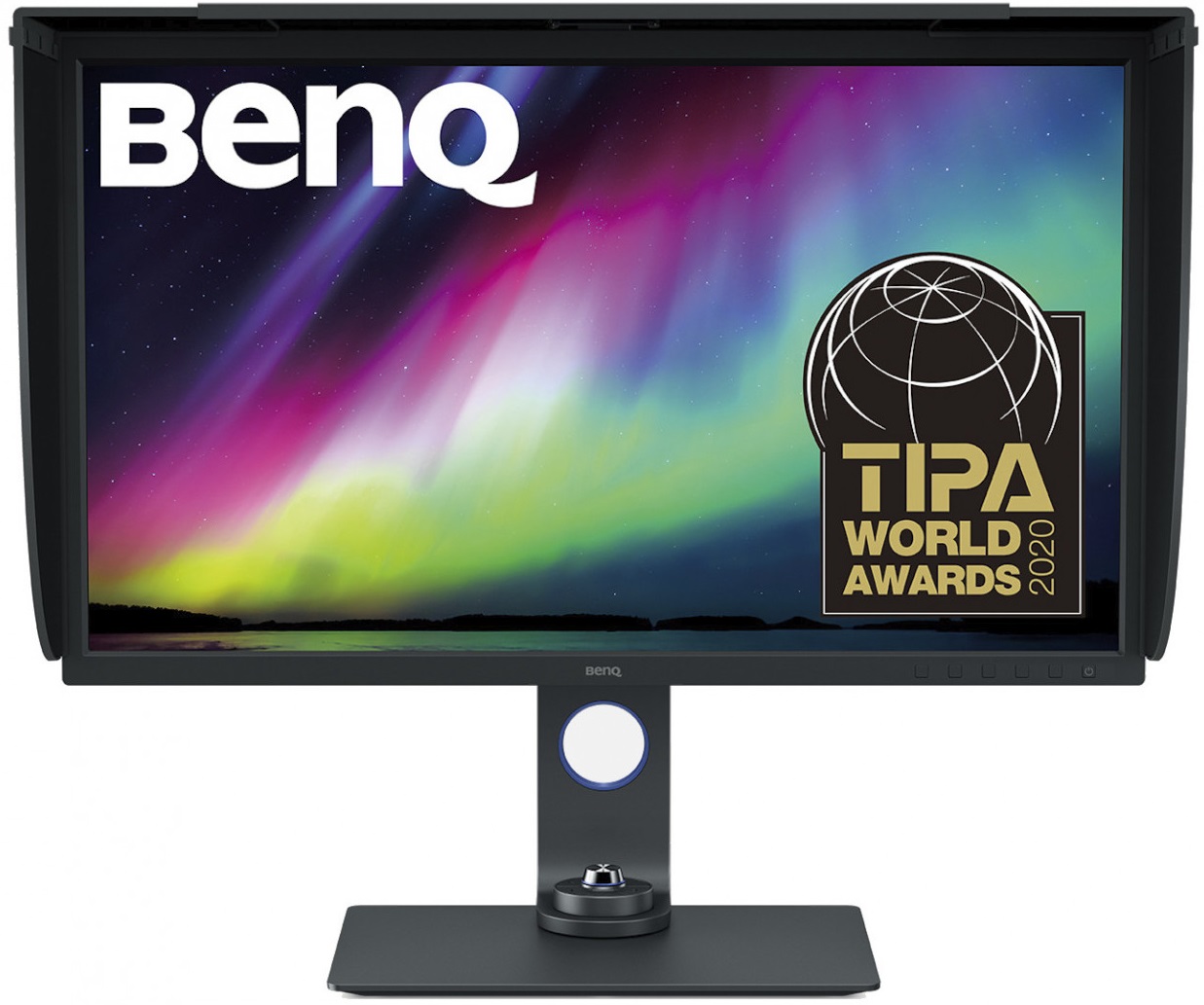 TFT 32" BenQ SW321C, IPS, 4K, 99% Adobe RGB, HDMI, DP, USB Type-C, USB хаб, Card Reader, сірий