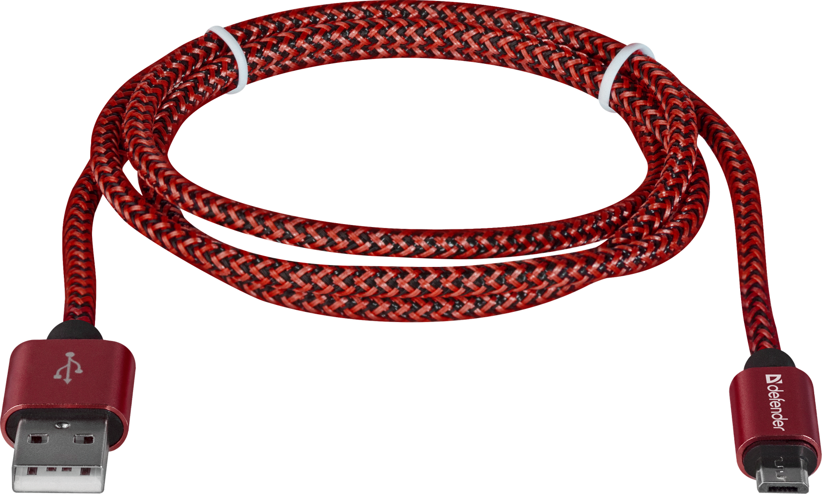 Кабель USB 2.0 AM-micro BM, 1.0 м, червоний, 08-03T PRO Defender