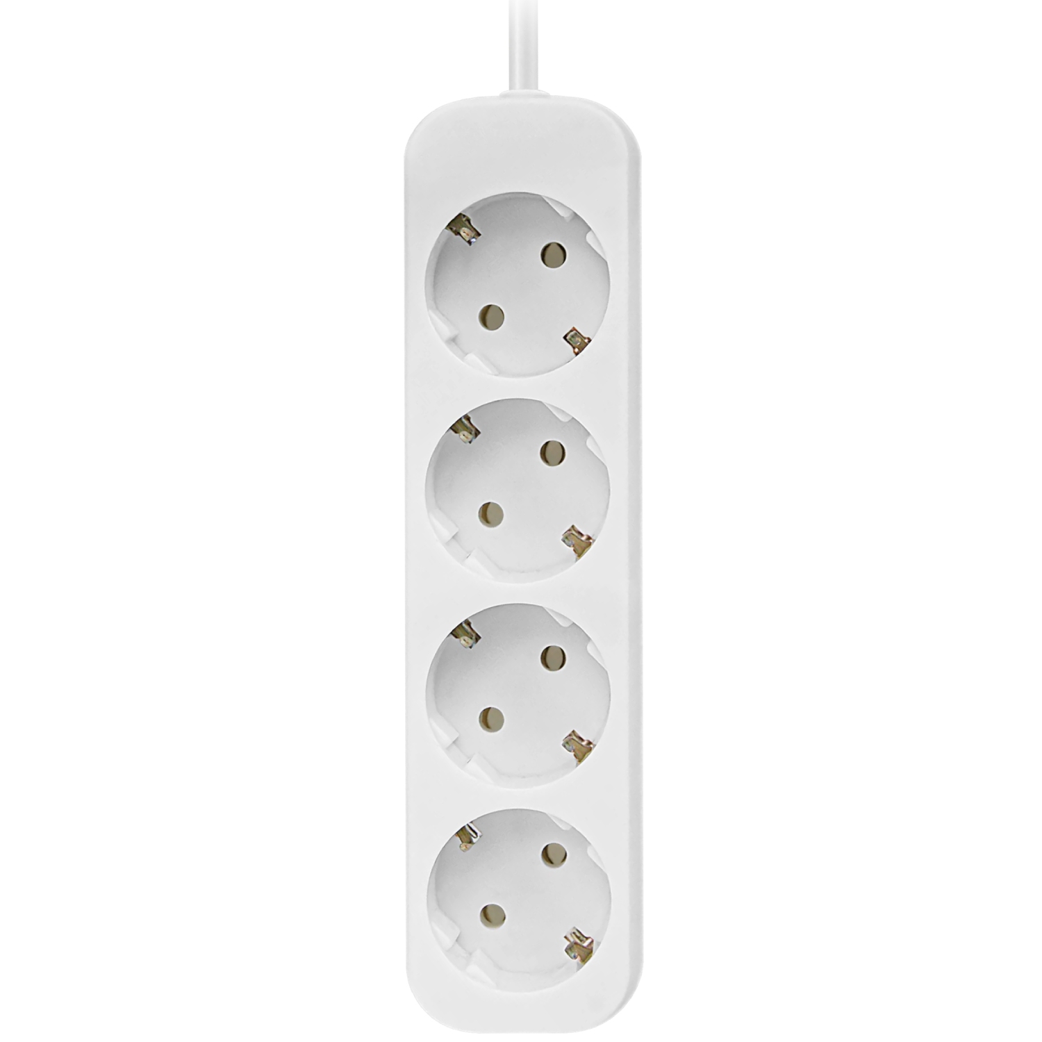 Power filtr 5.0м Defender E450, білий, 4 розетки, з заземленням