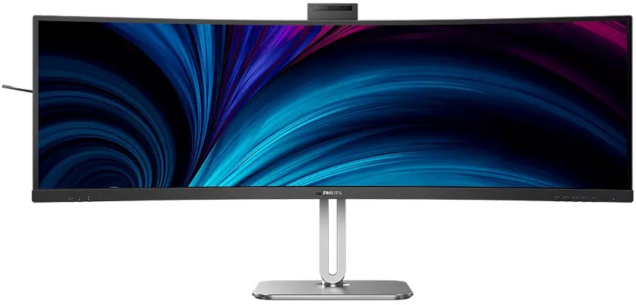 TFT 48.8" Philips 49B2U6900CH, VA 5120x1440, вигн., 2xHDMI, DP, 2xUSB-C, RJ-45, USB-hub, cam,HAS,кол