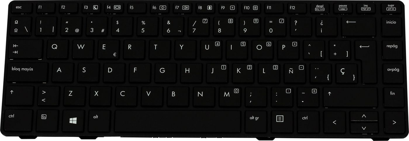HP Keyboard W/O PT STICK W8 SP