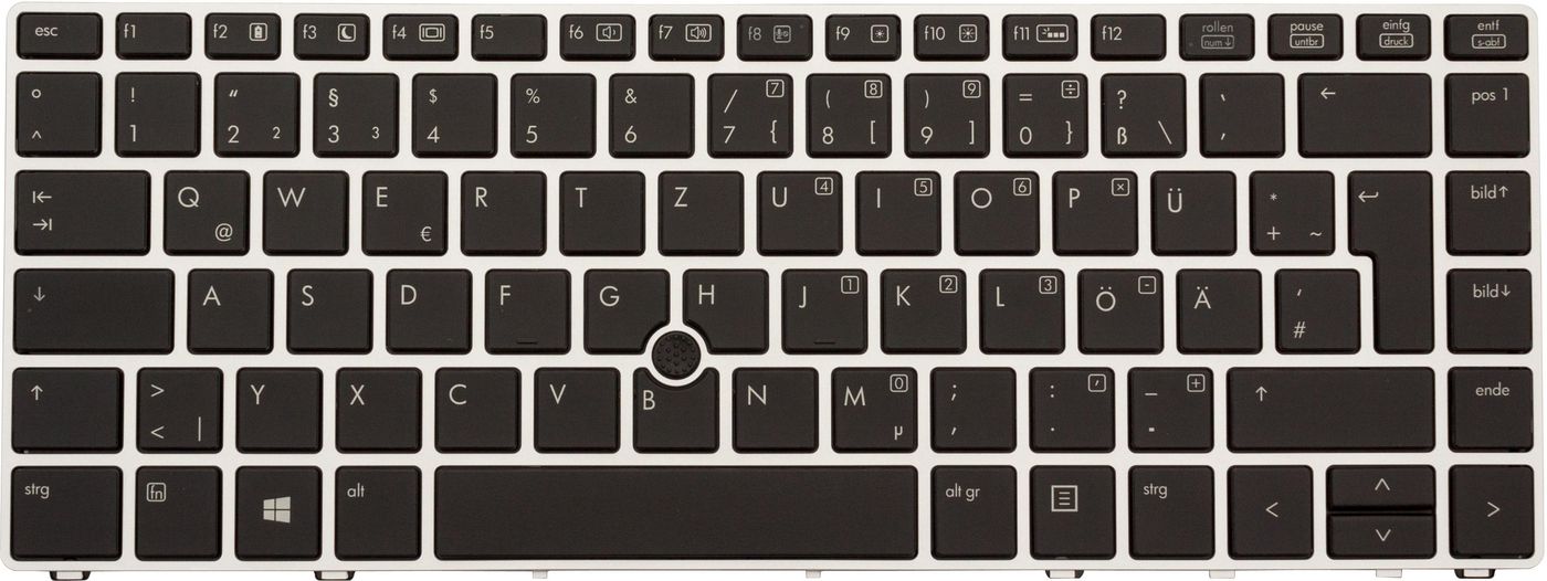 HP Keyboard German w/ Pointing Stick